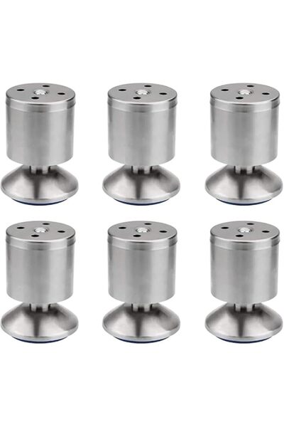 Generic Stainless Steel Furniture Legs, Adjustable Sofa Legs Cabinet Table Fe...