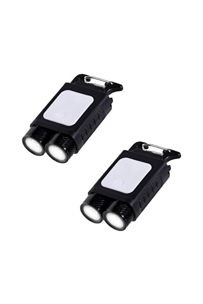 Generic NALACAL EDC Rechargeable Keychain LED Flashlights, 2 Pack Mini Small ...