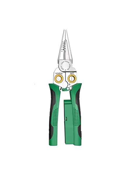 Generic Aputue Stripping Pliers, 8-in-1 Multi-Function Stainless Steel Wire S...