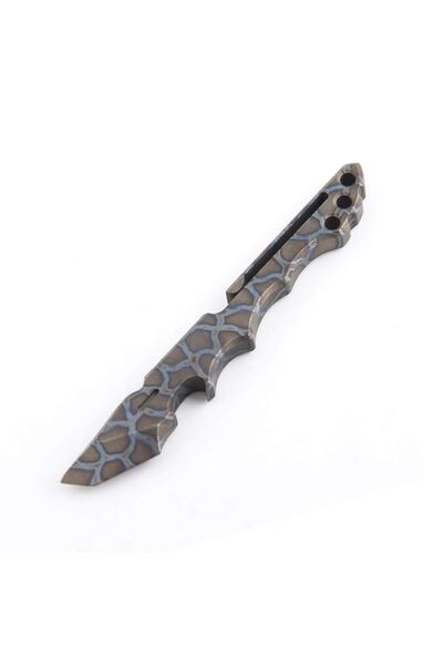 Generic Hamans Titanium Pry Bar EDC Multi Tool with Bottle Opener Box Opener ...