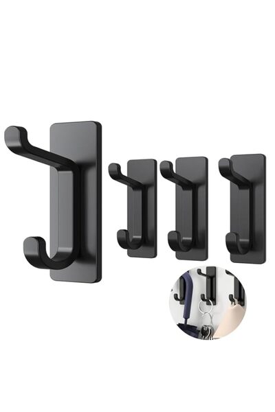 Generic X spring Adhesive Wall Hooks, 4 PCS Corrosion Resistant Shower Towel ...