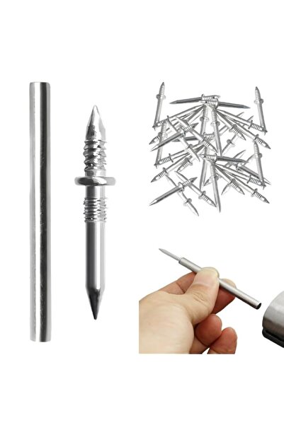 Generic 50PCS Double Headed Skirting Nails - Invisible Seamless Baseboard Scr...