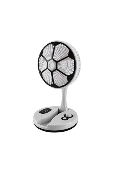 Generic ECVV Mini Folding Portable Desk Fan Air Cooler Rechargeable Scalable ...