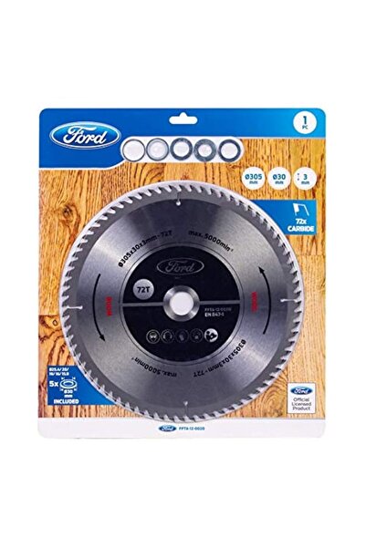 Generic Ford Tools 72T Carbide-Tipped Circular Saw Blade For Wood Cutting, 30...