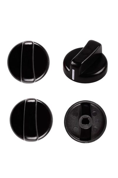 Generic 4 Pieces Heater Replacement Parts,D-Shape Heater Knob Universal,Contr...