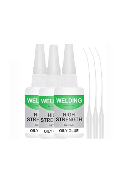 Generic Welding High-Strength Oily Glue, 3 Pack Super Glue Gel, Strong & Inst...
