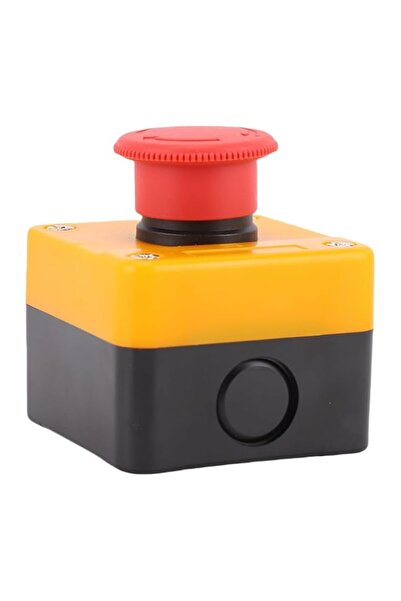 Generic Hyuduo Emergency Stop Push Button Switch 1NO 1NC 10A Red Mushroom Hea...
