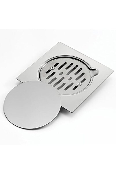 Generic Shower Floor Drain 15x15cm – Stainless Steel Bathroom Drain with Gril...