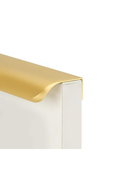 Generic 10 Pack 5 Inch Matte Gold Finger Pulls Cabinet Edge Pulls Flush Mount...