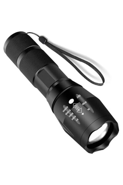Generic LED Torch Adjustable Focus LED Flashlight Handheld Camping Torch for ...