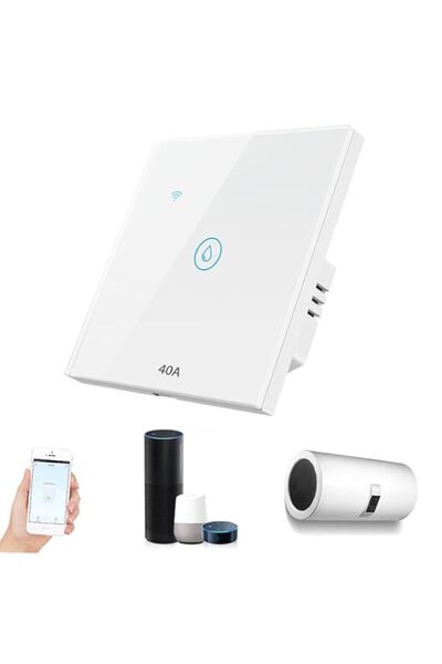 Generic 20A Smart Touch Water Heater Switch, Remote App Operation, Voice Cont...