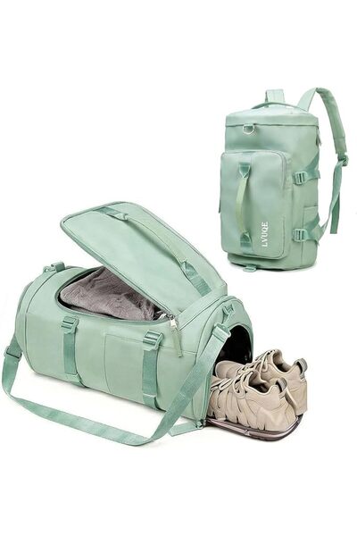 GENERAL Gym Duffel Bag with Shoe Compartment and Wet Pocket, Lightweight Wate...