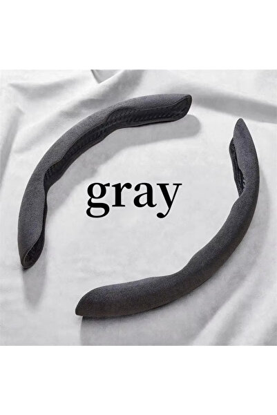 Choice 2pcs Gray 2026 2/3PCS Suede Universal 38CM Car Steering Wheel Booster ...