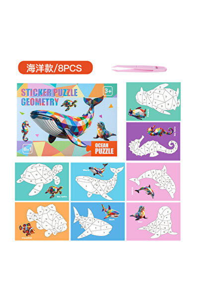 Choice DATGO Reusable Sticker Books for Kids - Cartoon DIY Puzzle Game Educat...