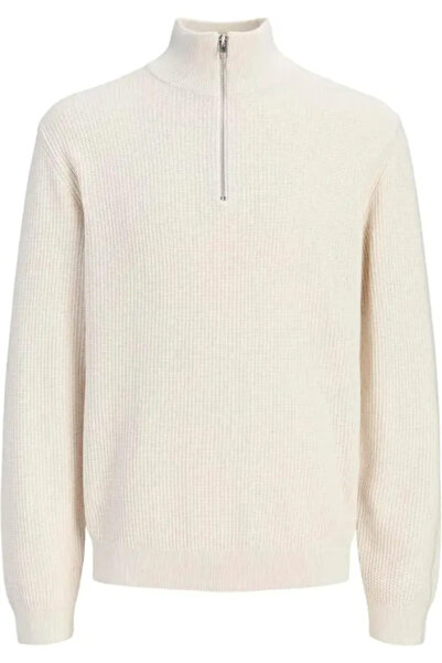 Jack & Jones Jprblaconnor Knit Half Zip Men's Sweater 12301708