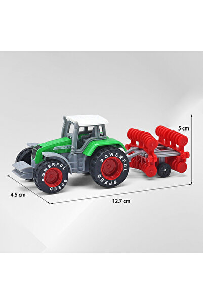 Choice green 1 pcs Mini Farm Vehicles Diecast Inertia Car Toys Model Engineer...