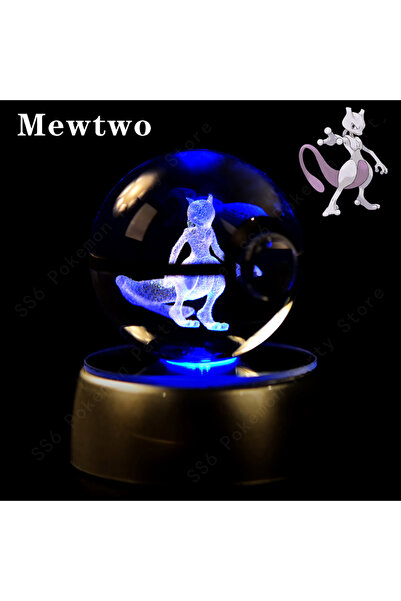 Choice37 02 Mewtwo Pokemon Crystal Ball 3D Mewtwo Pikachu Gengar Pokeball 3D ...