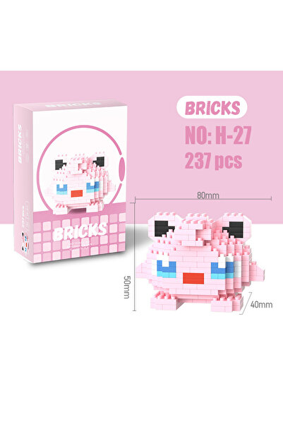 Choice20 With Box H27 Pokemon Anime Figure Micro Building Block Pikachu Eevee...