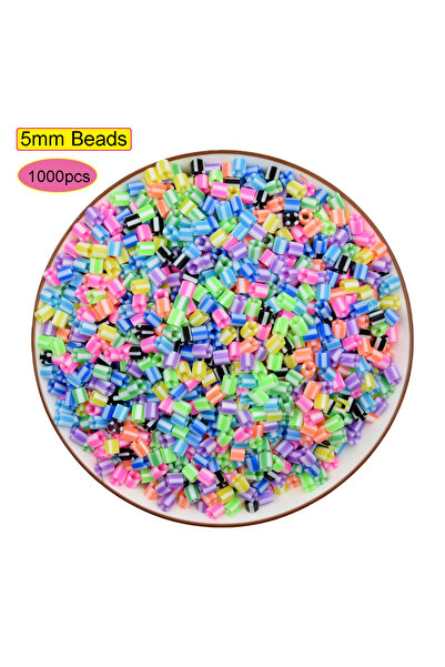Choice25 1000pcs NEW Colours 5mm 1000pcs Iron Beads for Kids Hama Beads Fuse ...