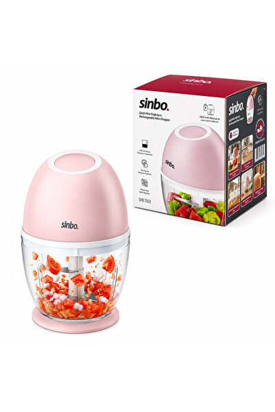 Sinbo SHB-7503 Şarjlı Mini Doğrayıcı Blender 450 ml - Kablosuz