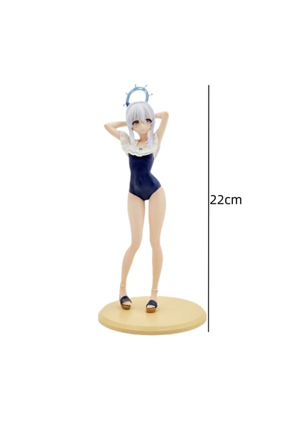 Choice Bandai 1pc High Quality Spot Gsc Blue Archive Moon Snow Swimsuit Comme...