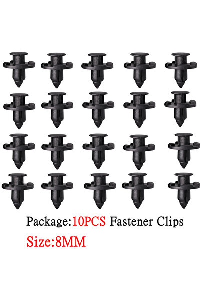 Choice 20pcs one set 10/20/30/40pcs New Plastic 8mm Car Clips Auto Fastener R...
