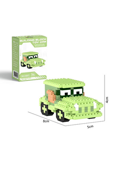 Choice17 No Box 7 Disney Cartoon Cars Lightning McQueen Series Micro Building...