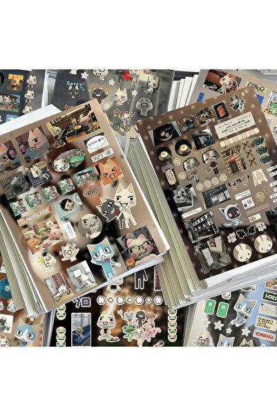 Choice 8PCS 8PCS Cartoon Doro Cat Cute Stickers Inoue Toro Sticker Luggage Su...