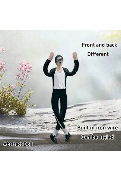 Choice14 Type K 1PC Michael Jackson Bendable Plush Doll Built-in Iron Wire Fr...