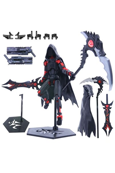 Choice4 Dr Death Red Green 13 Action Figure Set 3D Printed Multi-Jointed Mova...