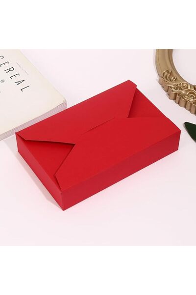 Red Dot Gift صندوق هدايا من ريد دوت 12 عبوة من صندوق البسكويت على شكل ظرف أبي...