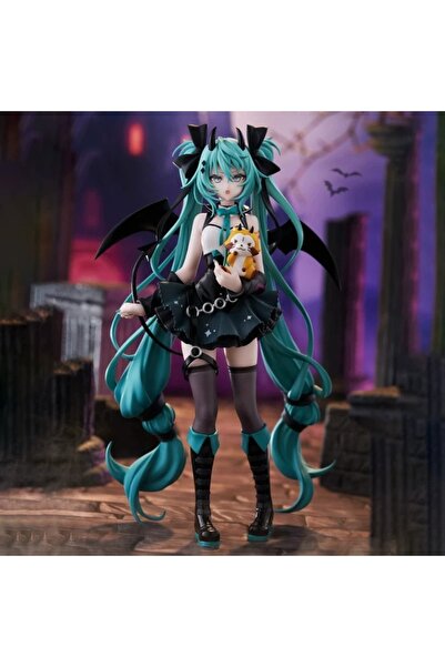 Choice Bandai no box Anime Hatsune Miku 19CM Little Devil Raccoon Action Figu...