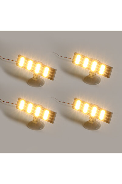 Choice1 4pcs Warm Light 4pcs Building Block Light Set RGB LED for Bricks High...