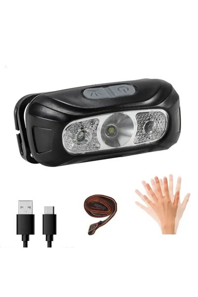 Choice5 Built-in Battery 1Pcs original Sensor Headlamp LED Head Flashlight Re...
