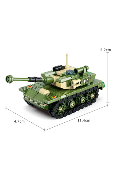 Choice 7651 No Box Children's Educational Series Building Blocks: DIY War Sce...