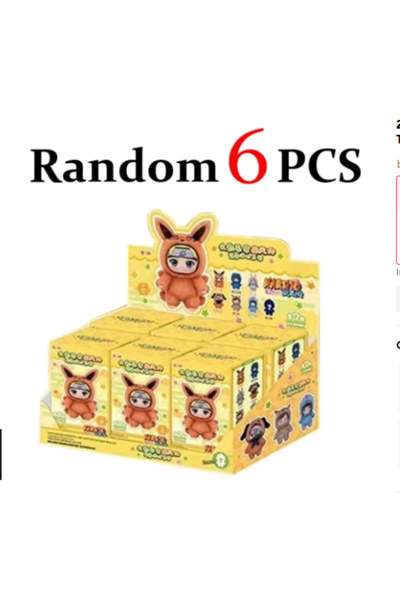 Choice10 Bandai no box Random 6 pcs Bandai Cartoon backpack pendant, anime pe...