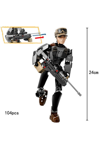Choice6 615 qin Space War Anime Figure Hero Building Blocks Kid Gift Assembli...