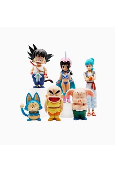 Choice1 Bandai 6pcs-no box In Stock 6pcs The Dragon Ball Z Son Goku Q Version...