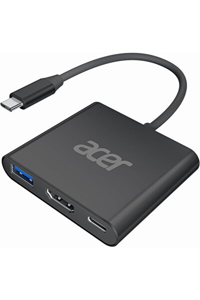 ACERO محول Acer متعدد المنافذ مع مخرج HDMI بدقة 4K ومنفذ USB 3.0 ومنفذ شحن PD...