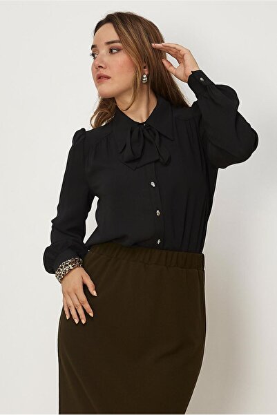 Alvina Neck-Tie Bluz 46752