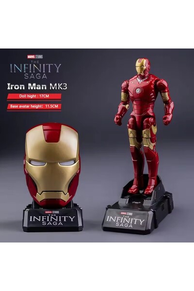 Choice5 06 Marvel Action Figure Deformable Toy Iron Man MK3 Captain America J...