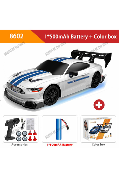 Choice1 GTRPRO white 1B 4WD RC Car With LED Remote Control Cars High Speed Fa...