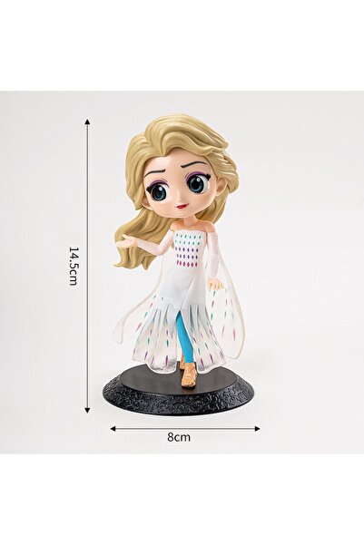 Choice4 Bandai 1pc Princess Q Elsa Anna Figures PVC Model Doll Action Collect...