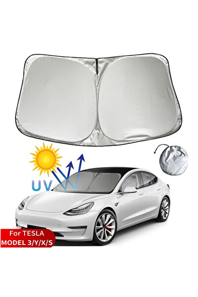 Choice Windshield Sunshade for Tesla Model Y 3 2017-2025 2026 Folding Front W...