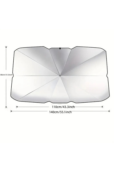 Choice 1pc big Car Front Windshield Sunshade Umbrella: Summer Sun Protection,...