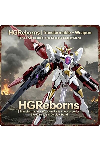 Choice Bandai M HG Reborn Warrior 00-53 HG Transformable Reborn Warrior with ...