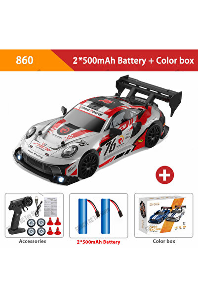 Choice20 GTRPRO Red 2B Box 4WD RC Car With LED Remote Control Cars High Speed...