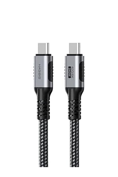 GENERAL كابل Hagibis USB 4، كابل شحن سريع USB C إلى USB C بقوة 240 واط مع تقن...