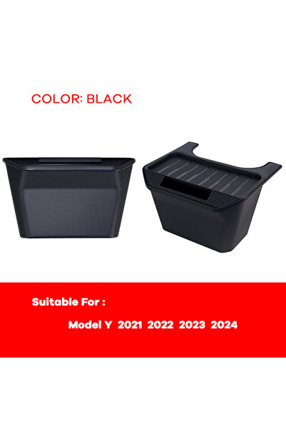 Choice black Rear Seat Storage Box for Tesla Model Y 2021 2022 2023 2024 Orga...