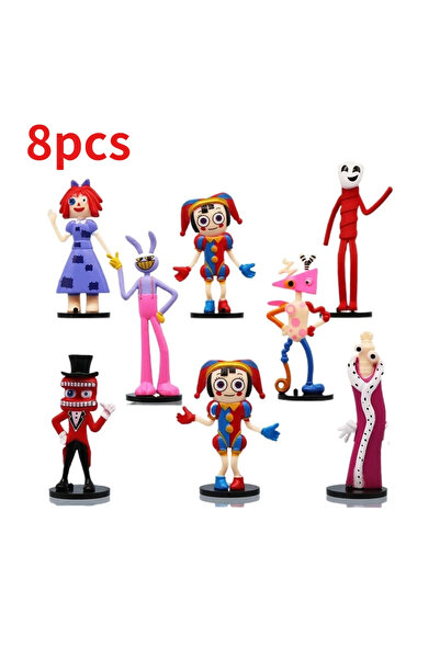 Choice Bandai 8 pcs NEW 2026 8PCS-THE AMAZING DIGITAL CIRCUS Model Toy Amazin...